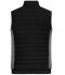 Men Men's Padded Hybrid Vest Black/carbon-melange 11482