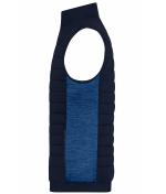 Herren Men's Padded Hybrid Vest Navy/royal-melange 11482