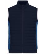 Herren Men's Padded Hybrid Vest Navy/royal-melange 11482