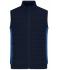 Herren Men's Padded Hybrid Vest Navy/royal-melange 11482