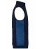 Men Men's Padded Hybrid Vest Navy/royal-melange 11482