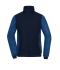 Ladies Ladies' Padded Hybrid Jacket Navy/royal-melange 11483