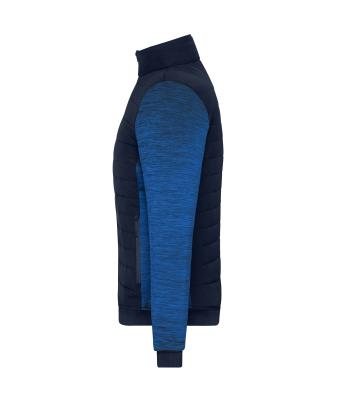 Damen Ladies' Padded Hybrid Jacket Navy/royal-melange 11483