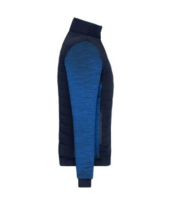 Damen Ladies' Padded Hybrid Jacket Navy/royal-melange 11483