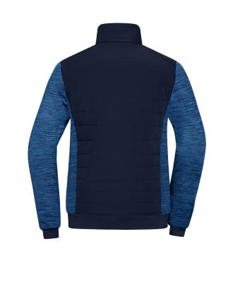 Damen Ladies' Padded Hybrid Jacket Navy/royal-melange 11483