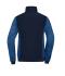 Ladies Ladies' Padded Hybrid Jacket Navy/royal-melange 11483