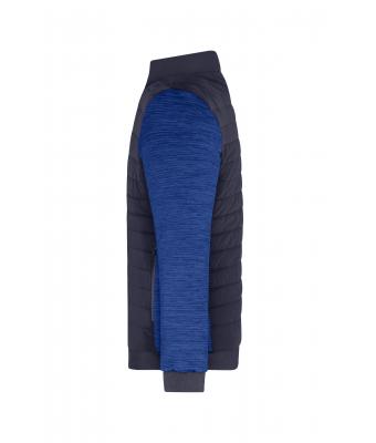 Herren Men's Padded Hybrid Jacket Navy/royal-melange 11484