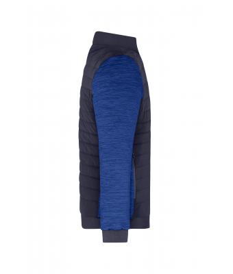 Men Men's Padded Hybrid Jacket Navy/royal-melange 11484