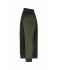 Herren Men's Padded Hybrid Jacket Black/olive-melange 11484