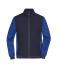 Herren Men's Padded Hybrid Jacket Navy/royal-melange 11484