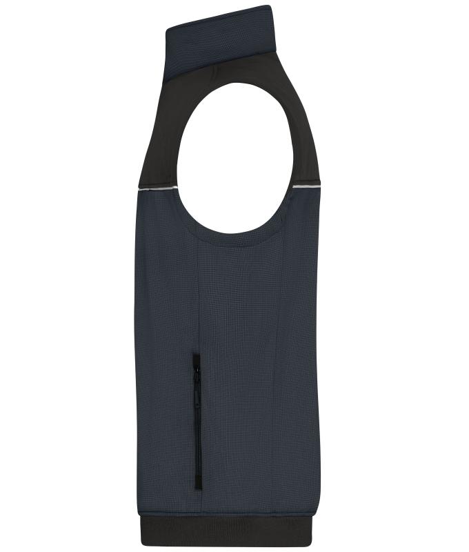 Unisex Hybrid Workwear Vest Carbon/black 11485