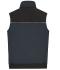 Unisex Hybrid Workwear Vest Carbon/black 11485