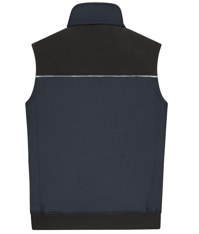 Unisex Hybrid Workwear Vest Carbon/black 11485