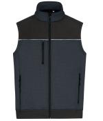 Unisex Hybrid Workwear Vest Carbon/black 11485
