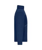 Unisex Fleece Jacket - Corduroy Look Navy 11799