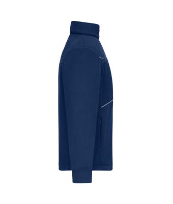 Unisex Fleece Jacket - Corduroy Look Navy 11799