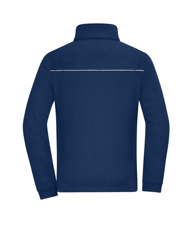 Unisex Fleece Jacket - Corduroy Look Navy 11799