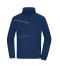 Unisex Fleece Jacket - Corduroy Look Navy 11799
