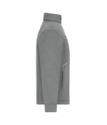 Unisex Fleece Jacket - Corduroy Look Steel-grey 11799