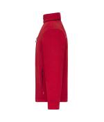 Unisex Fleece Jacket - Corduroy Look Red 11799
