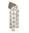 Unisex Workwear Check Shirt Jacket Dusty-brown/cement 12008