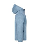 Unisex Workwear Knitted Fleece Jacket Steel-blue-melange/nature 12032