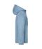 Unisex Workwear Knitted Fleece Jacket Steel-blue-melange/nature 12032
