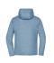 Unisex Workwear Knitted Fleece Jacket Steel-blue-melange/nature 12032
