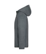 Unisex Workwear Knitted Fleece Jacket Metal-grey-melange/nature 12032