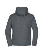 Unisex Workwear Knitted Fleece Jacket Metal-grey-melange/nature 12032