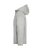 Unisex Workwear Knitted Fleece Jacket Cement-melange/nature 12032