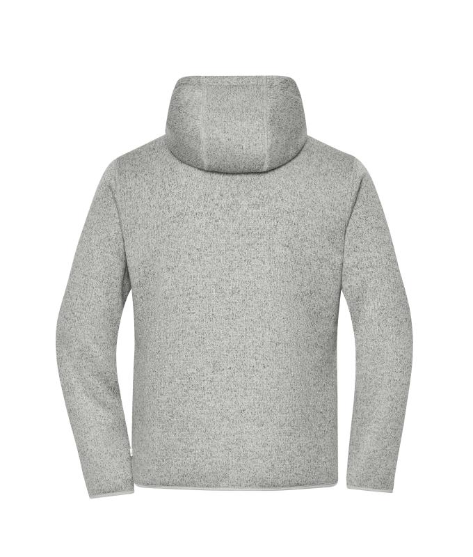 Unisex Workwear Knitted Fleece Jacket Cement-melange/nature 12032