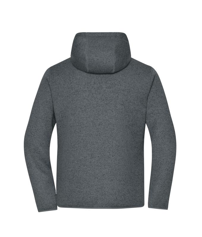 Unisex Workwear Knitted Fleece Jacket Metal-grey-melange/nature 12032