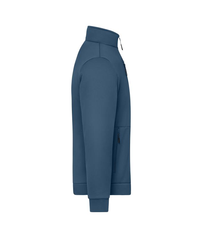 Unisex Workwear Fleece Jacket Deep-blue 12033