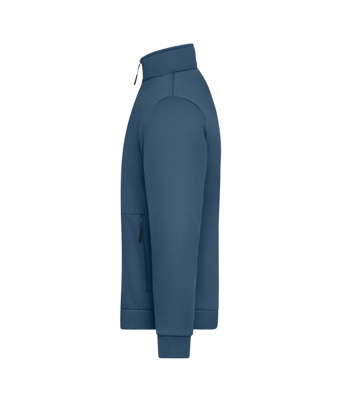 Unisex Workwear Fleece Jacket Deep-blue 12033