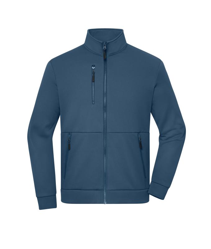 Unisex Workwear Fleece Jacket Deep-blue 12033