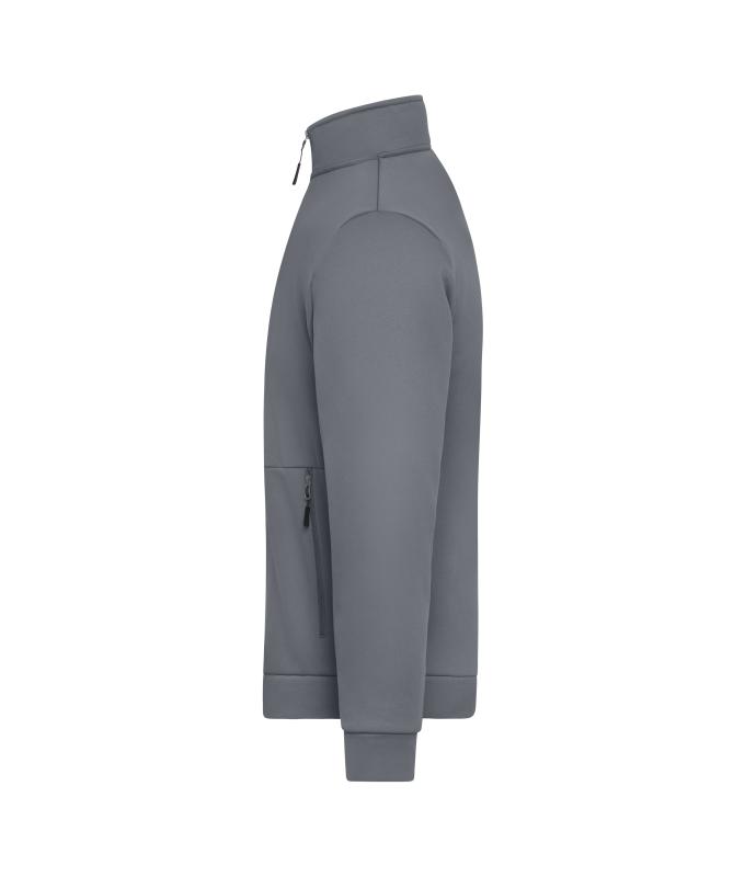 Unisex Workwear Fleece Jacket Metal-grey 12033