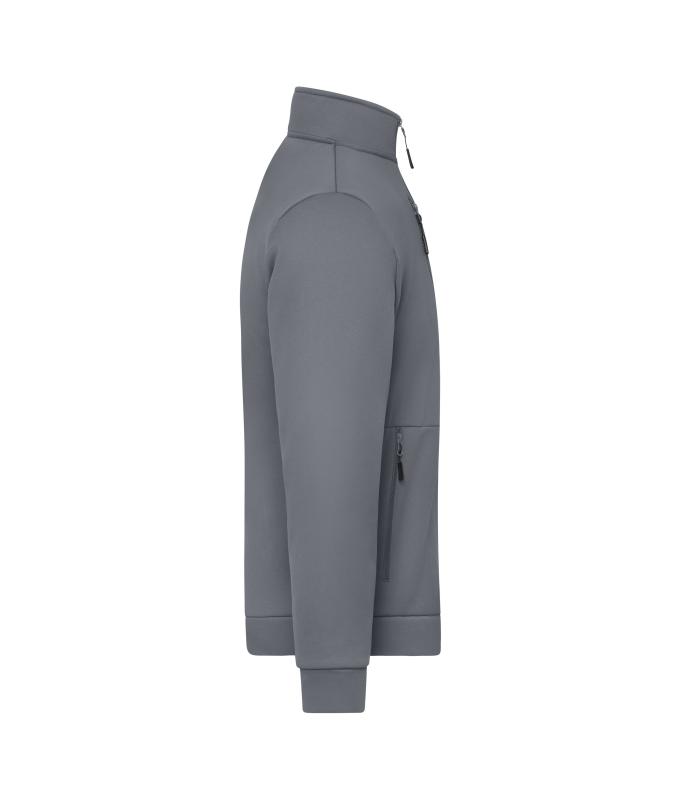 Unisex Workwear Fleece Jacket Metal-grey 12033