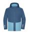 Unisex Workwear Hardshell Rainjacket Deep-blue/steel-blue 12028
