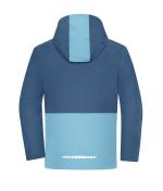 Unisex Workwear Hardshell Rainjacket Deep-blue/steel-blue 12028