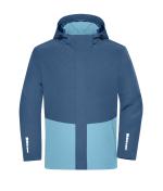 Unisex Workwear Hardshell Rainjacket Deep-blue/steel-blue 12028