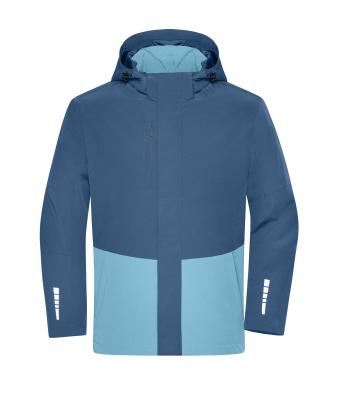 Unisex Workwear Hardshell Rainjacket Deep-blue/steel-blue 12028