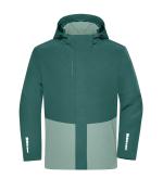 Unisex Workwear Hardshell Rainjacket Industrial-green/foggy-green 12028