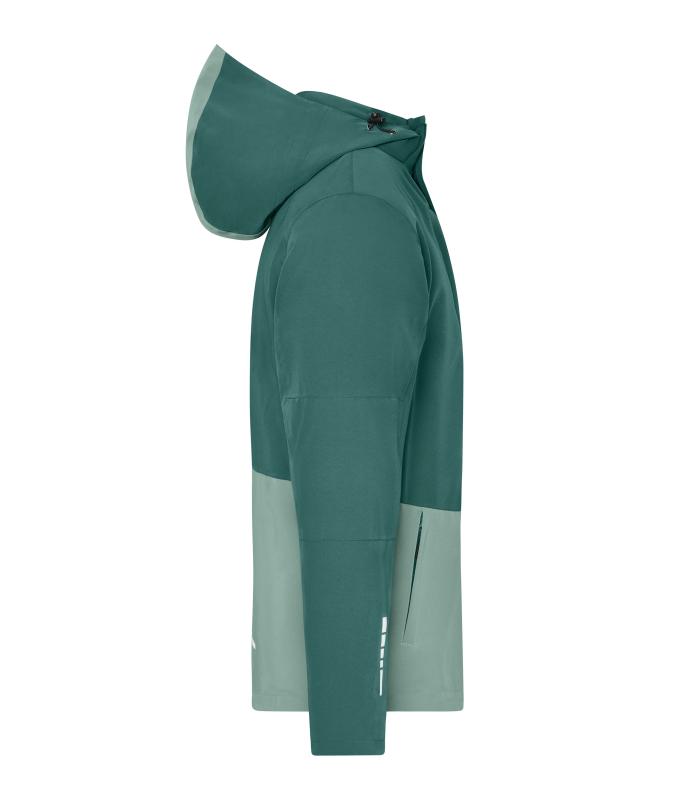 Unisex Workwear Hardshell Rainjacket Industrial-green/foggy-green 12028