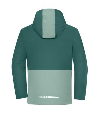 Unisex Workwear Hardshell Rainjacket Industrial-green/foggy-green 12028