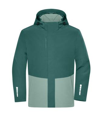 Unisex Workwear Hardshell Rainjacket Industrial-green/foggy-green 12028