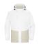 Unisex Workwear Hardshell Rainjacket White/cement 12028