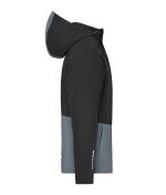 Unisex Workwear Hardshell Rainjacket Black/metal-grey 12028