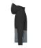 Unisex Workwear Hardshell Rainjacket Black/metal-grey 12028