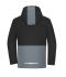 Unisex Workwear Hardshell Rainjacket Black/metal-grey 12028